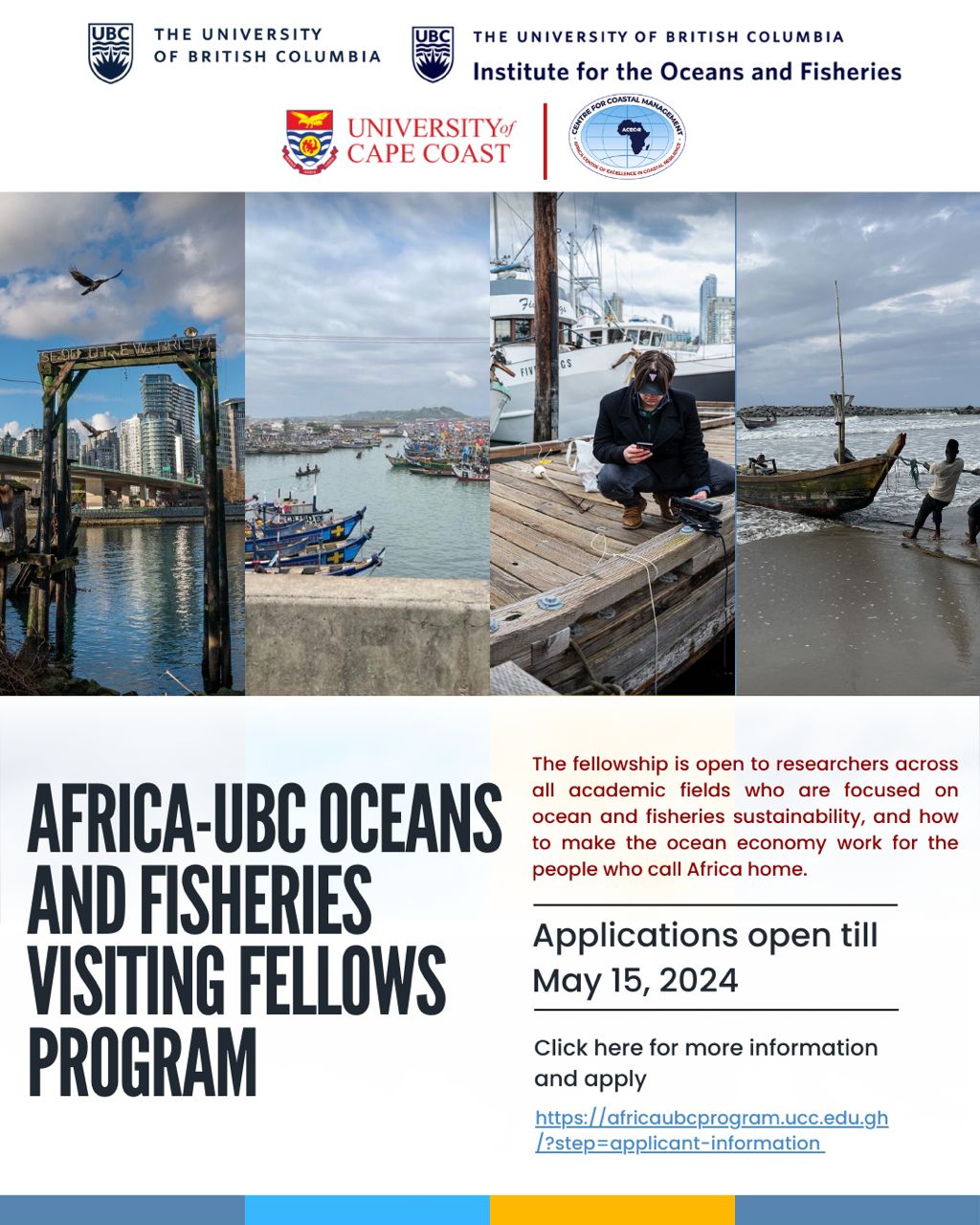 UBC RESEARCHERS LAUNCH AFRICA-UBC OCEANS & FISHERIES VISITING FELLOWS PROGRAM