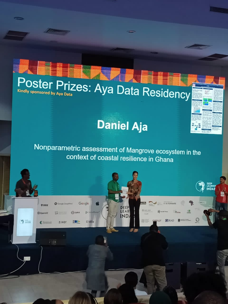 Daniel Aja of ACECoR Receives Aya Data Residency Award