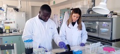 Albert Koomson at one of the Cefas training sessions