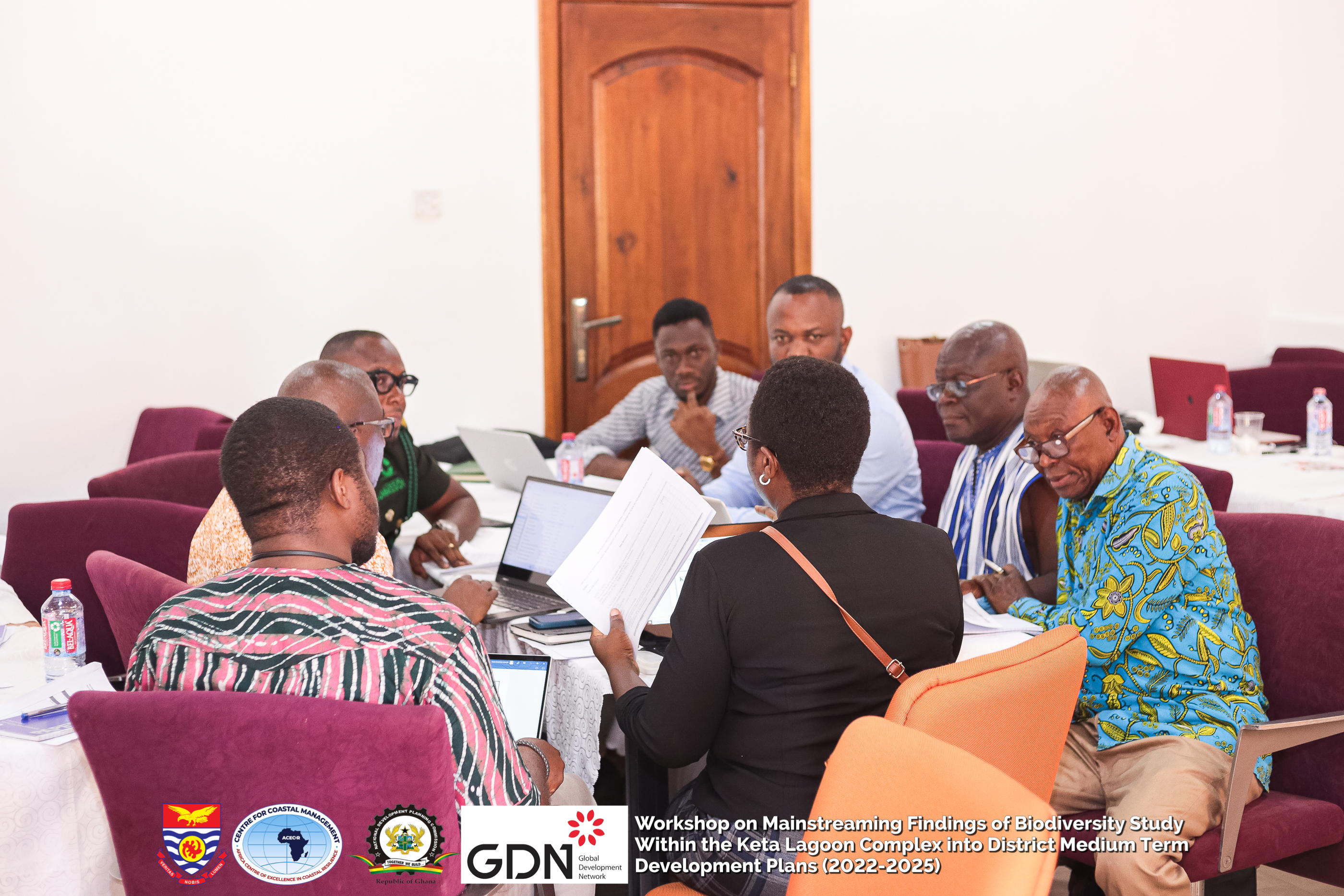 Participants engaging in a breakout session at the KLCRS Biodiversity and Livelihood workshop