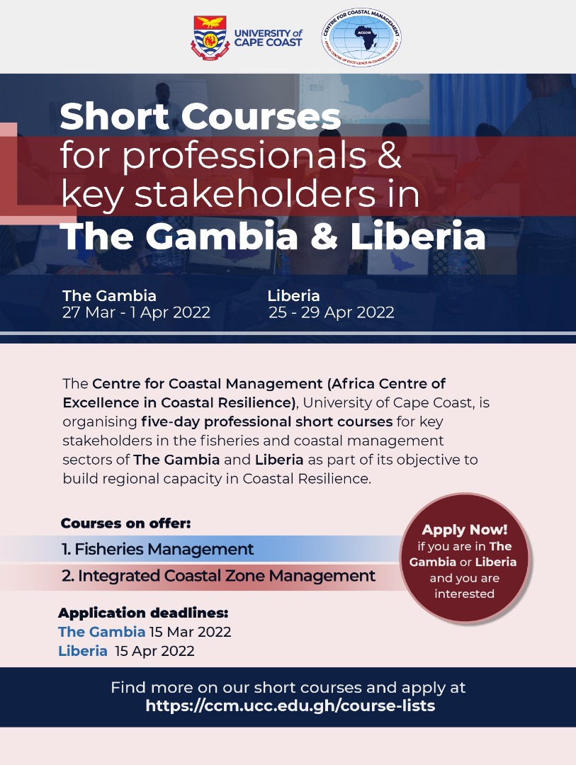 CCM (ACECoR) Short Courses in The Gambia  and Liberia